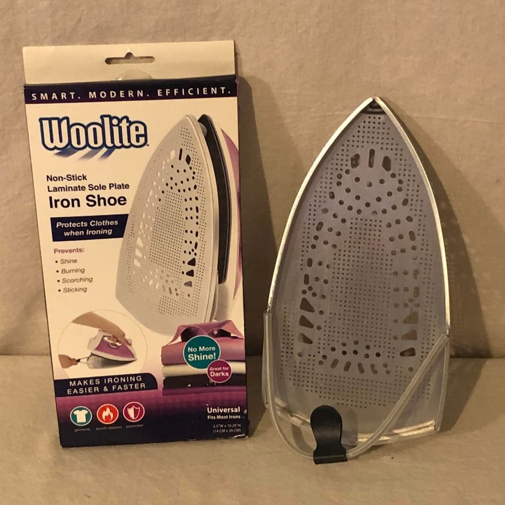 NIB Woolite Non-Stick Laminate Sole Plate Iron Shoe W/ Original Box